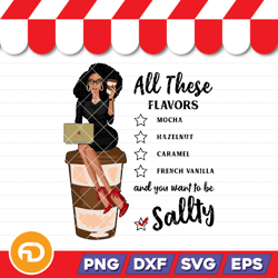 all these flavor custom designed svg, png, eps, dxf digital download