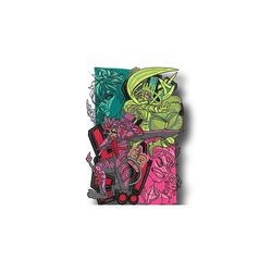 ninja monsters : kokushibo embroidery design,demon slayer embroidery designs,anime embroidery, machine embroidery