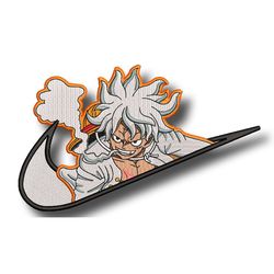 one piece top gear nike:kokushibo embroidery design,demon slayer embroidery designs,anime embroidery, machine embroidery