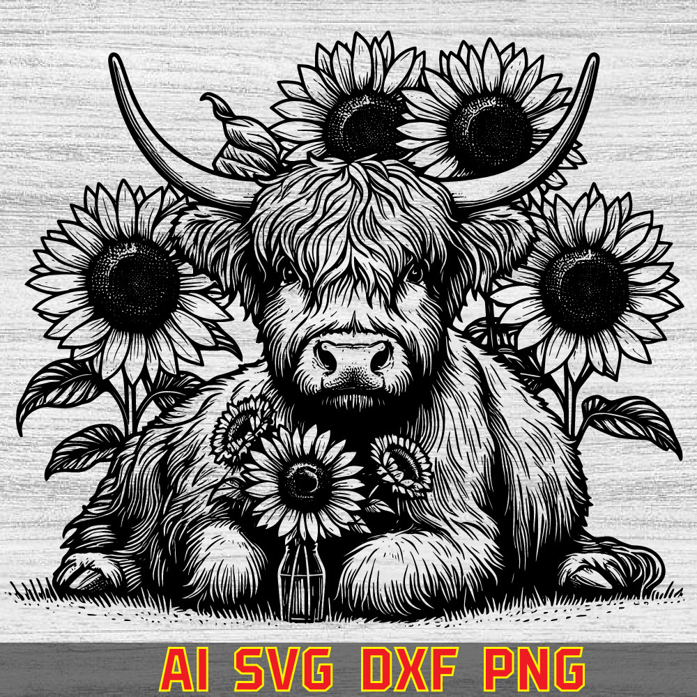 Cow Cute Highland Cow Highland Cow Png Highland Cow Svg Svg Bundle Svg Files Svg Cricut Cute Cow Pn 0