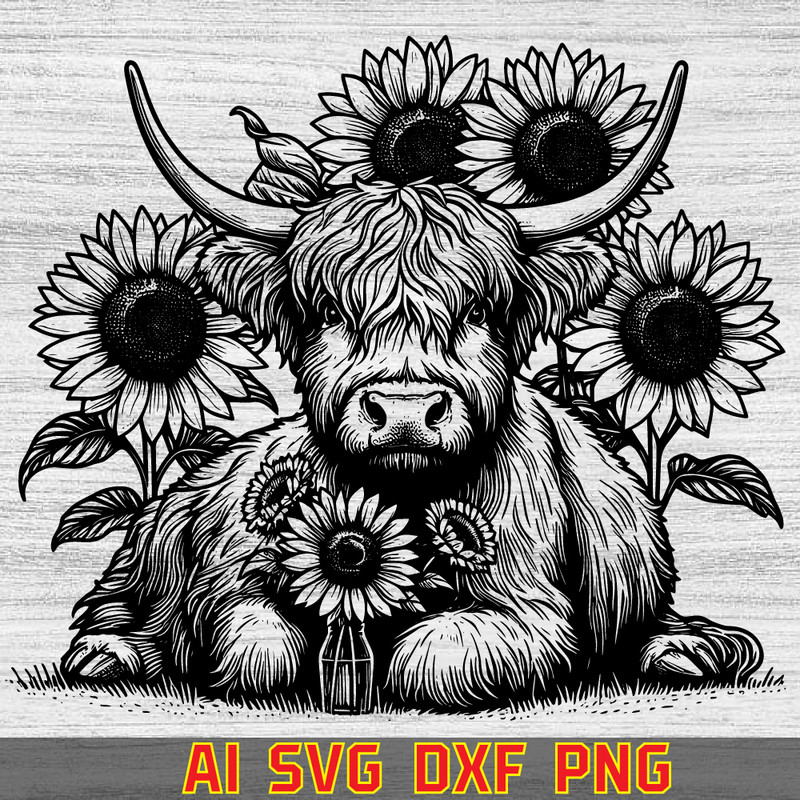 Cow Cute Highland Cow Highland Cow Png Highland Cow Svg Svg Bundle Svg Files Svg Cricut Cute Cow Pn 0