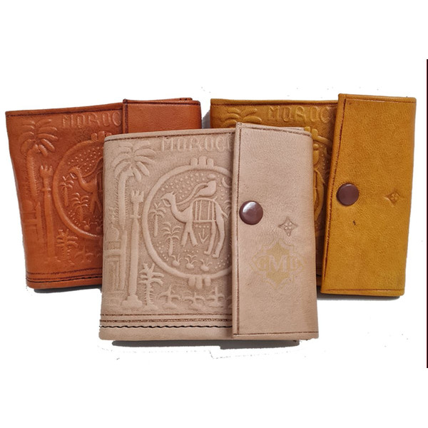 Moroccan Handcrafted leather wallet.JPG