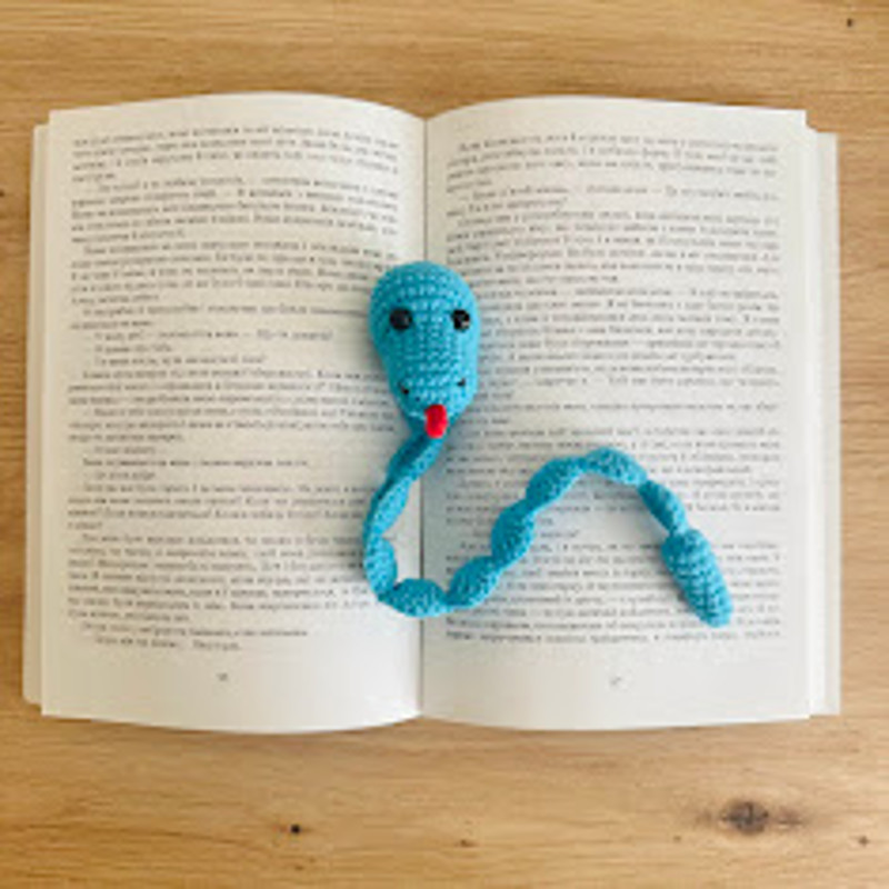 Crochet Pattern Bookmark Snake PDF Crochet Pattern Handmade Gift Idea 2