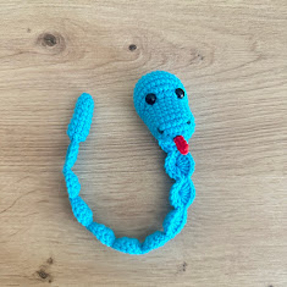 Crochet Pattern Bookmark Snake PDF Crochet Pattern Handmade Gift Idea 3