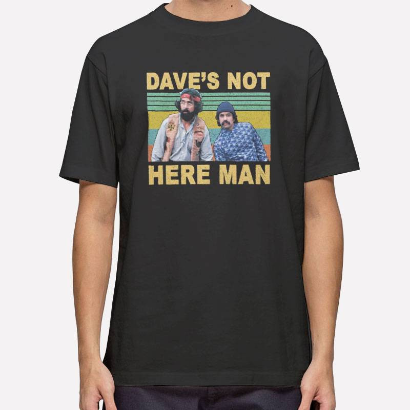 Funny Cheech and Chong Here Man T Shirt.jpg