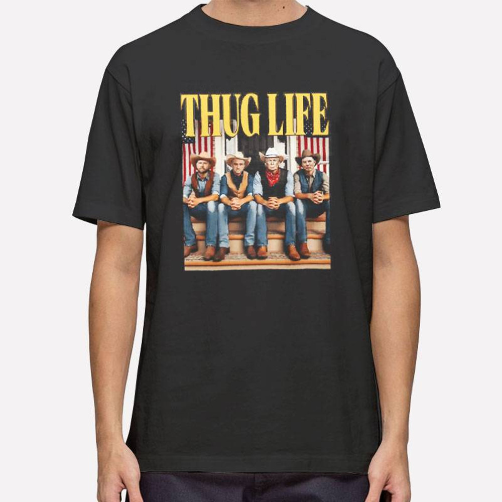 Trump Vance Elon Kennedy Thuglife T Shirt 0