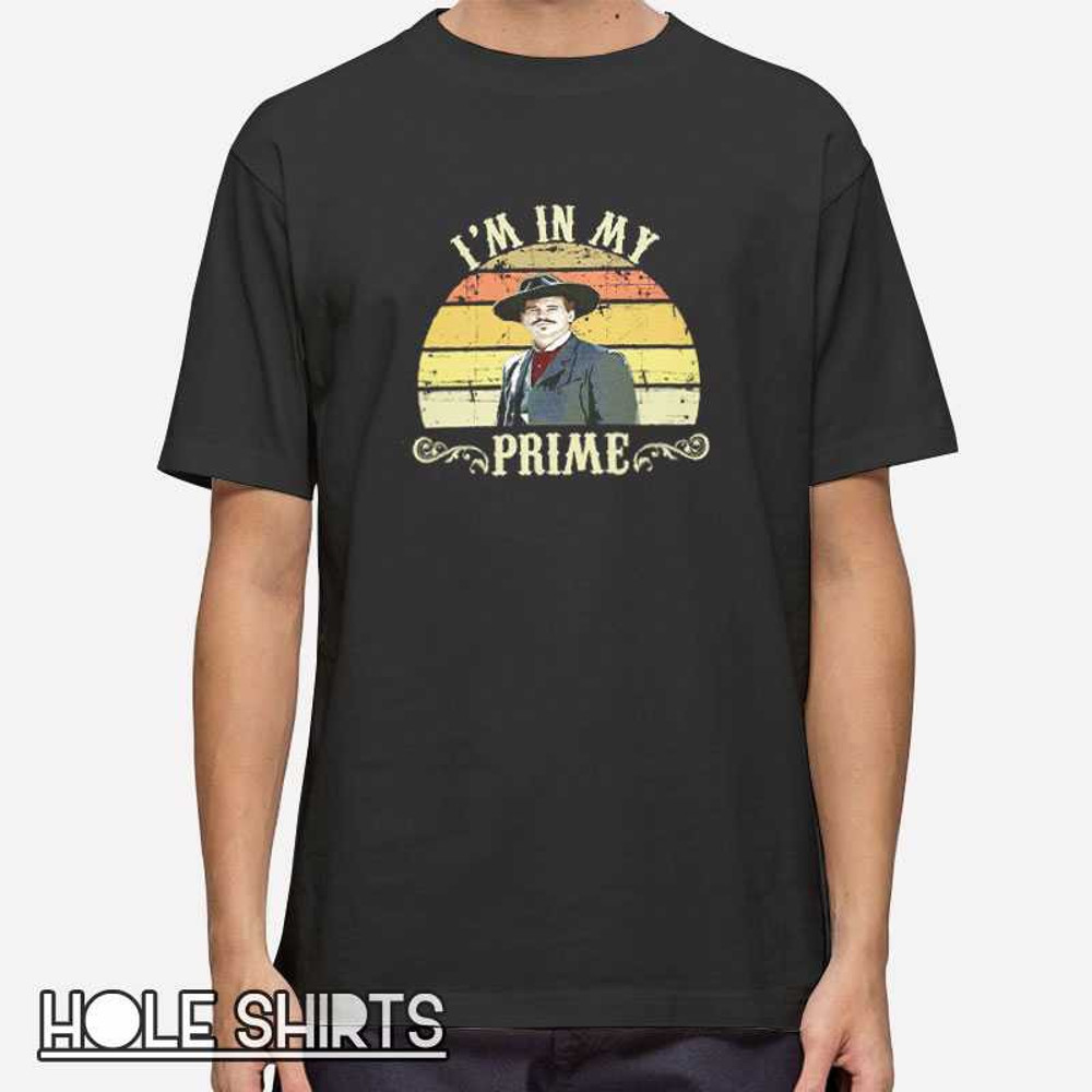 Vintage Im In My Prime Doc Holliday Tombstone T Shirt 0