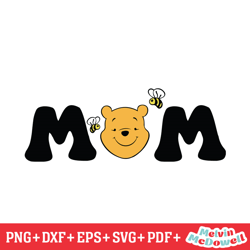 disney mom winnie the pooh and bees svg, disney svg ,disney mickey svg , digital download