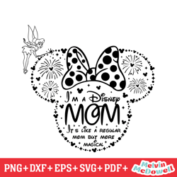 minnie i'm a disney regular but more magical mom svg, disney svg ,disney mickey svg , digital download