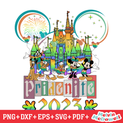 mickey friends kingdom lgbt pridenite svg, disney svg ,disney mickey svg , digital download