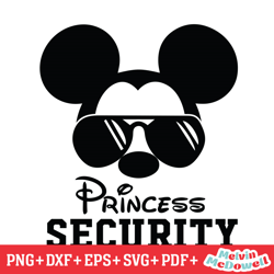 princess security disney cool mickey mouse svg, disney svg ,disney mickey svg , digital download