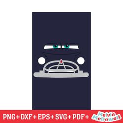 disney pixar cars doc hudson face poster svg, disney svg ,disney mickey svg , digital download file
