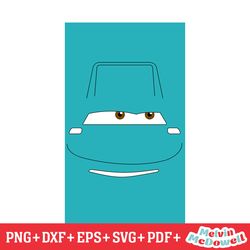 disney pixar cars stripe weathers face poster svg, disney svg ,disney mickey svg , digital download file