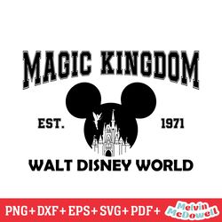 walt disney world magic kingdom est 1971 svg, disney svg ,disney mickey svg , digital download file
