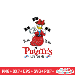 donald duck purate life for me svg, disney svg ,disney mickey svg , digital download file