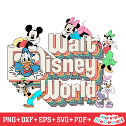 walt disney world kingdom mickey friends svg, disney svg ,disney mickey svg , digital download file