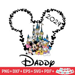 daddy mickey mouse magic kingdom svg, disney svg ,disney mickey svg , digital download file