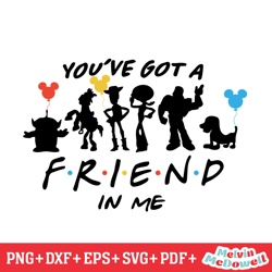 toy story you've got a friend in me balloon svg, disney svg ,disney mickey svg , digital download file