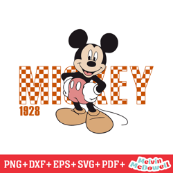 vintage disney mickey mouse checkered svg, disney svg ,disney mickey svg , digital download file