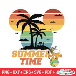 summer time disney diver pluto dog svg, disney svg ,disney mickey svg , digital download file