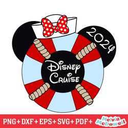 minnie mouse disney cruise 2024 svg, disney svg ,disney mickey svg , digital download file