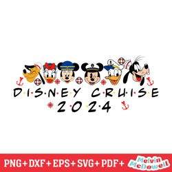 mickey friends disney cruise 2024 svg, disney svg ,disney mickey svg , digital download