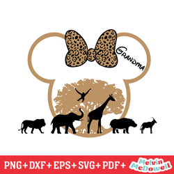grandma mouse animal kingdom svg, disney svg ,disney mickey svg , digital download