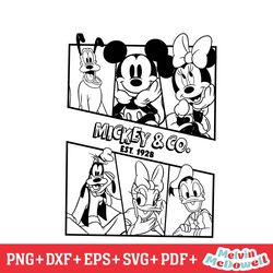 mickey mouse friends company est 1928 svg, disney svg ,disney mickey svg , digital download file