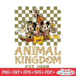 disney friends animal kingdom est 1998 svg, disney svg ,disney mickey svg , digital download file