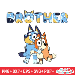 brother bluey and bingo svg, disney svg ,disney mickey svg , digital download file