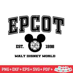 walt disney epcot world est 1998 svg, disney svg ,disney mickey svg , digital download file