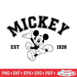 mikey mouse est 1928 svg, disney svg ,disney mickey svg , digital download