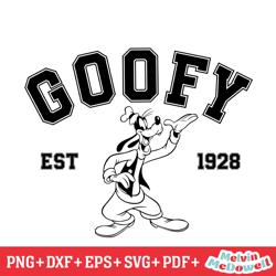 dog goofy est 1928 svg, disney svg ,disney mickey svg , digital download