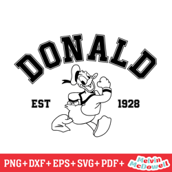 donald duck est 1928 svg, disney svg ,disney mickey svg , digital download