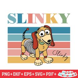 retro toy story slinky dog disney svg, disney svg ,disney mickey svg , digital download
