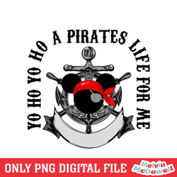 yo ho mickey pirates life for me png, disney png ,disney mickey png, digital download