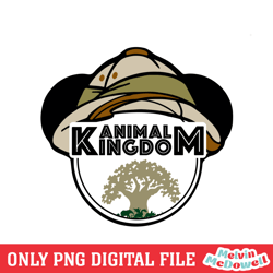 mickey mouse wild head animal kingdom png, disney png ,disney mickey png, digital download