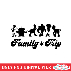 disney toy story family trip png, disney png ,disney mickey png, digital download
