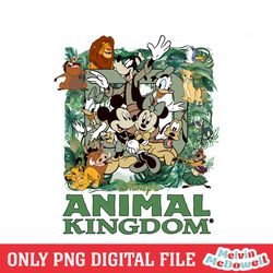 disney wild animal kingdom characters png, disney png ,disney mickey png, digital download