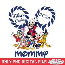 mommy mouse friends disney cruise 2024 png, disney png, digital download