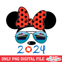 minnie disney cruise ship glasses 2024 png ,mickey mouse disney, disney png, digital download