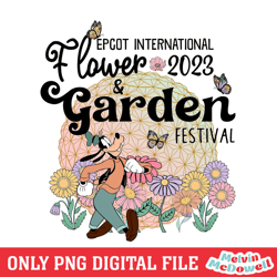 epcot international goofy flower and garden festival png,mickey mouse disney, disney png, digital download