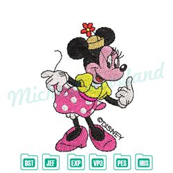 cute minnie mouse design embroidery ,disney embroidery , digital embroidery,embroidery files
