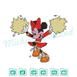 minnie mouse dancing embroidery file , disney embroidery, digital embroidery,embroidery files