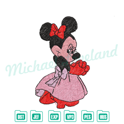 princess minnie mouse embroidery file .disney embroidery, digital embroidery,embroidery files