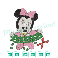 minnie mouse cutting embroidery design ,disney embroidery, digital embroidery,embroidery files