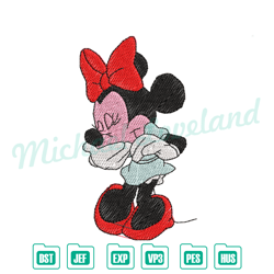 adorable minnie mouse embroidery disney ,disney embroidery, digital embroidery,embroidery files