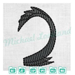 toothless dragon tail disney embroidery design , embroidery design file, digital embroidery