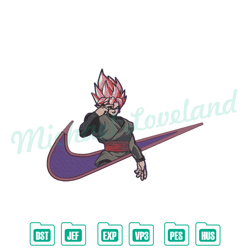 goku black super saiyan rose embroidery design file, digital embroidery