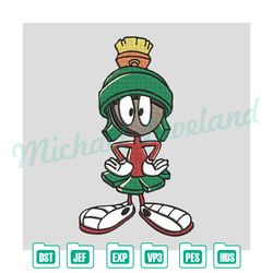 marvin the martian embroidery logo for cap,logo embroidery,digital embroidery design